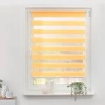 LICHTBLICK Doppelrollo Duo gelb B/L: ca. 90x220 cm