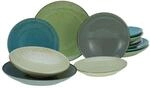 CreaTable Tafelservice NATURE COLLECTION multicolor Steinzeug 12 tlg.