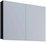 Spiegelschrank Badinos schwarz B/H/T: ca. 80x62x12 cm