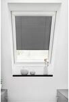 LICHTBLICK Dachfensterplissee grau B/L: ca. 59,3x100 cm