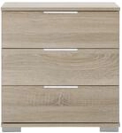 Nachtkonsole Easy Plus Eiche S&auml;gerau Nachbildung B/H/T: ca. 52x58x38 cm