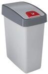 keeeper Abfalleimer silber B/H/L: ca. 30x61,5x40 cm