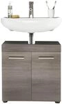 Waschbeckenunterschrank Runner Rauchsilber Nachbildung B/H/T: ca. 58x57x31 cm
