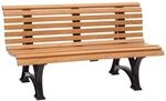 Blome-Tillmann Gartenbank Helgoland braun Kunststoff B/H/L: ca. 150x80x64 cm