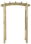 Gartenbogen braun B/H/T/L: ca. 210x150x60x60 cm