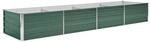 Hochbeet gr&uuml;n Stahl B/H/L: ca. 80x45x320 cm