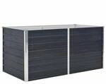 Hochbeet anthrazit Stahl B/H/L: ca. 80x77x160 cm