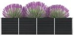 Hochbeet anthrazit Metall B/H/L: ca. 40x77x320 cm