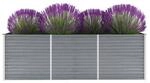 Hochbeet grau Stahl B/H/L: ca. 80x77x240 cm