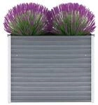 Hochbeet grau Stahl B/H/L: ca. 40x77x100 cm