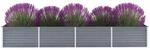 Hochbeet grau Stahl B/H/L: ca. 80x45x320 cm
