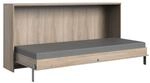 Klappbett Juist Eiche S&auml;gerau Nachbildung Liegefl&auml;che B/L: ca. 90x200 cm
