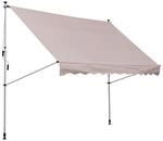 Outsunny Klemm-Markise beige B/H/L: ca. 300x280x150 cm
