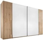 Schwebet&uuml;renschrank Match Eiche San-Remo Nachbildung wei&szlig; Eiche San-Remo
