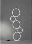 TRIO Stehlampe Rondo wei&szlig; Metall B/H: ca. 47x115 cm
