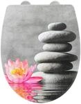 WENKO WC-Sitz Water Lily Thermoplast