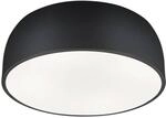 Deckenleuchte schwarz wei&szlig; H/D: ca. 24x52 cm E27 4 Brennstellen