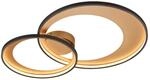 Deckenleuchte Granada schwarz gold Metall B/H/L: ca. 85x8x60 cm