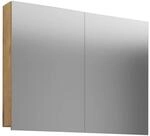 Spiegelschrank Badinos Eiche Honig Nachbildung B/H/T: ca. 80x62x12 cm