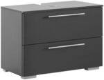Waschbeckenunterschrank Carlos anthrazit B/H/T: ca. 80,2x59,1x35 cm