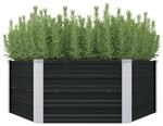Hochbeet anthrazit Stahl B/H/L: ca. 129x45x129 cm