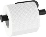 Turbo-Loc Toilettenpapierhalter schwarz Metall B/H/T: ca. 16x4,5x7 cm