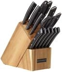 ECHTWERK Messerblock Premium braun Stahl 15 tlg.