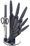 MICHELINO Messerset schwarz Edelstahl 8 tlg.