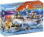 Playmobil City Action Seenot L&ouml;scheinsatz Rettungskreuzer 70140