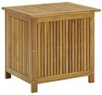 vidaXL Aufbewahrungsbox braun Akazie B/H/T/L: ca. 50x106x50x60 cm