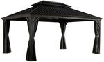 Sojag Pavillon Messina anthrazit Metall B/H/L: ca. 483x307x363 cm