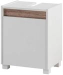 Waschbeckenunterschrank Cosmo perlwei&szlig; Optik B/H/T: ca. 41,8x54,6x33 cm