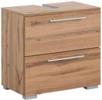 Waschbeckenunterschrank Carlos Eiche Landhaus Nachbildung B/H/T: ca. 60,2x59,1x35 cm