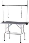 PawHut Hundetrimmtisch schwarz Gummi B/H/L: ca. 60x170x107 cm