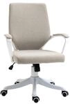Drehstuhl 921-536BG beige wei&szlig;