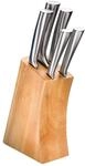 JUSTINUS Messerblock silber Edelstahl 6 tlg.