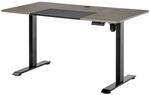 Schreibtisch 920-071V90BK natur Holz Nachbildung schwarz B/H/T: ca. 140x116x70 cm