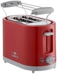 LENTZ Toaster 74272 rot/grau rot grau Edelstahl Kunststoff B/H/L: ca. 15x18x27...