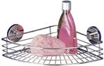 Eckablage Chrom Stahl B/H/L: ca. 31,5x8,5x22 cm