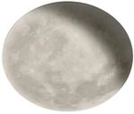 Reality LED-Deckenleuchte Lunar grau Acryl H/D: ca. 10x40 cm