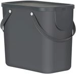 Rotho Abfalleimer anthrazit B/H/L: ca. 23,5x34x40 cm
