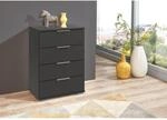 Nachtkonsole Easy Plus Graphit B/H/T: ca. 52x74x38 cm