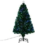 HOMCOM Weihnachtsbaum gr&uuml;n Metall H/D: ca. 120x60 cm