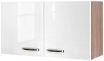 H&auml;ngeschrank Valero wei&szlig; Hochglanz B/H/T: ca. 100x54,8x32 cm