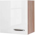 H&auml;ngeschrank Valero wei&szlig; Hochglanz B/H/T: ca. 50x54,8x32 cm