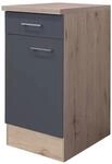 Unterschrank Morena grau matt B/H/T: ca. 40x85x60 cm