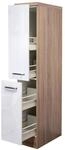 Apothekerschrank Valero wei&szlig; Hochglanz B/H/T: ca. 30x162x60 cm