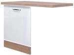 Geschirrsp&uuml;ler- Frontset Valero wei&szlig; Hochglanz B/H/T: ca. 110x86x60 cm