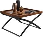 Couchtisch braun B/H/T: ca. 63x39x63 cm