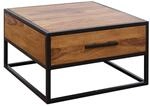 Couchtisch braun B/H/T: ca. 65x38x65 cm